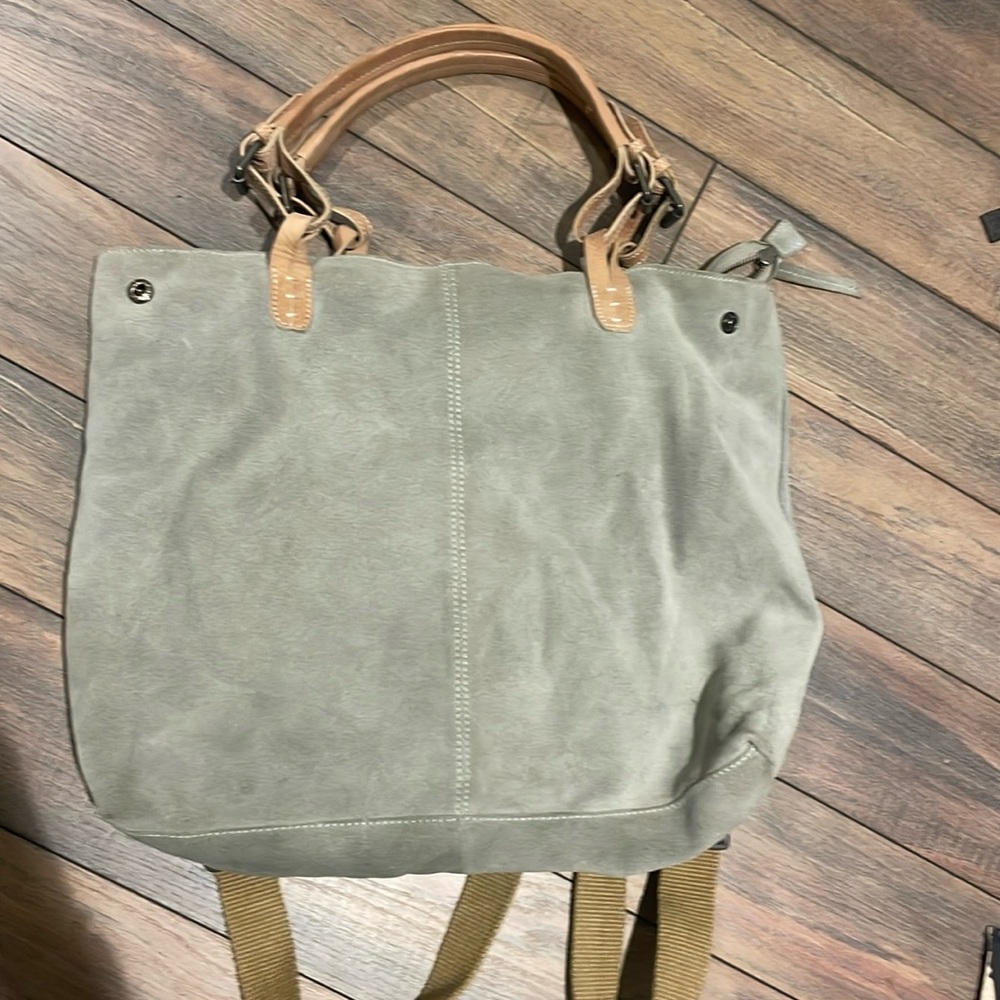 Convertible leather Free People bag.